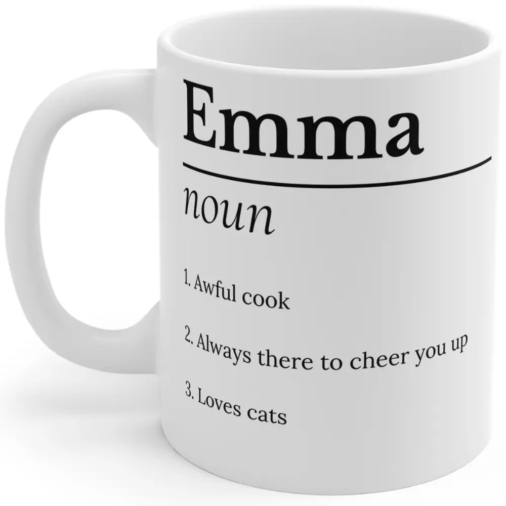 Name definition mug Emma