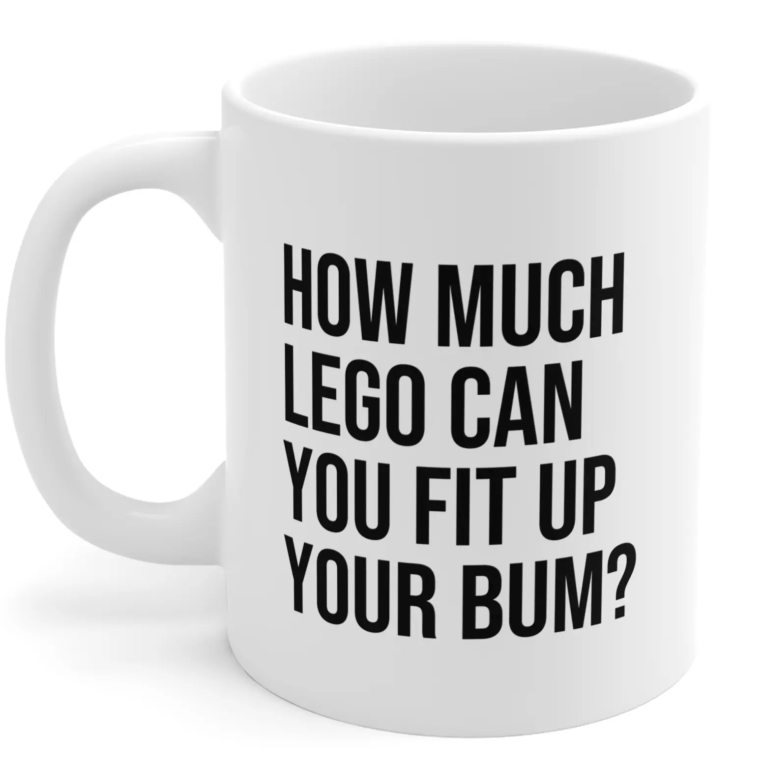Inbetweeners lego design mug