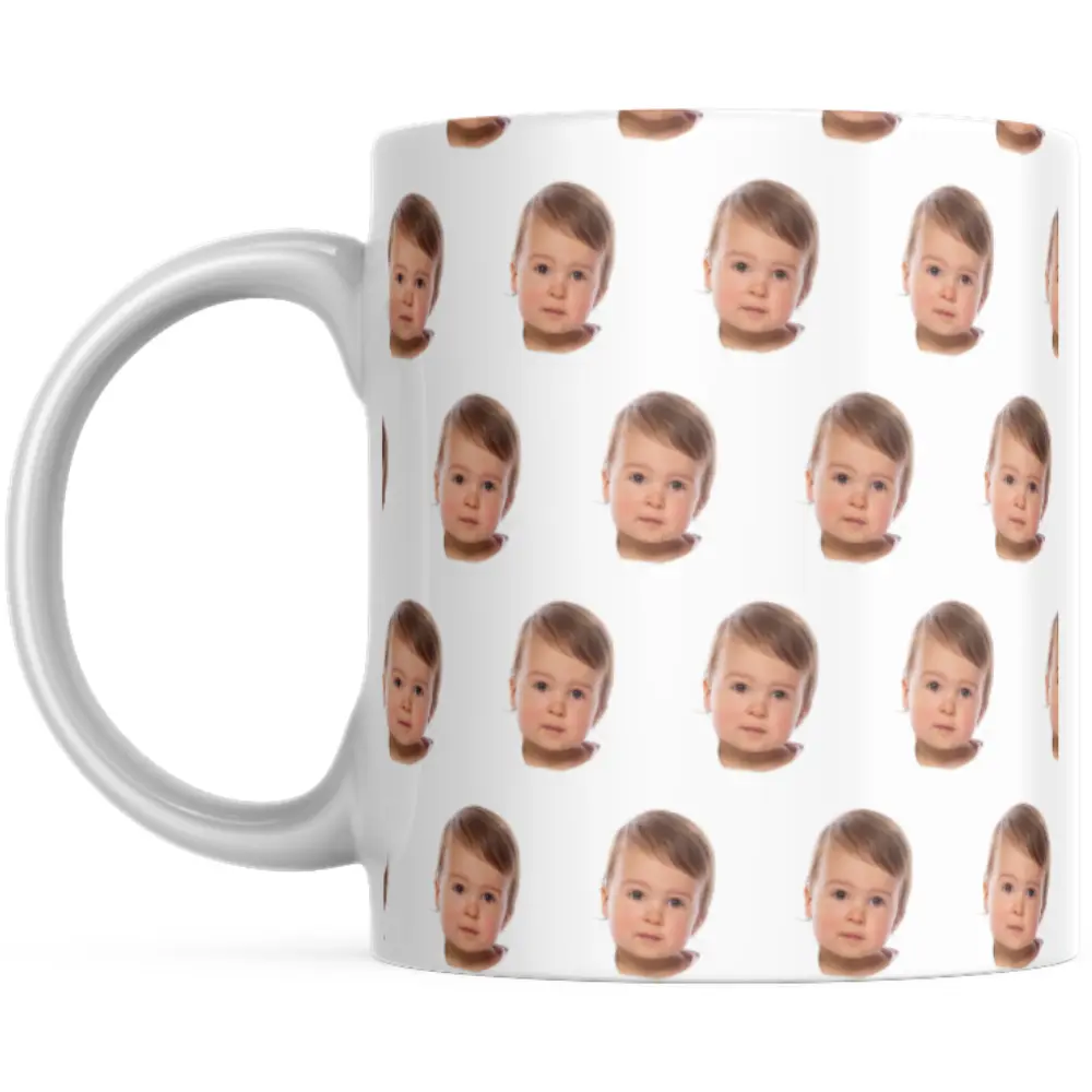 Personalised Face Cup image