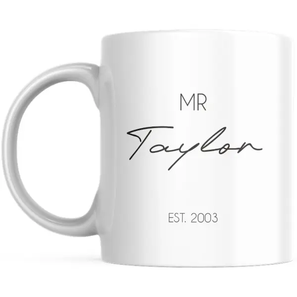 Personalised Wedding Gift Mug thumbnail image