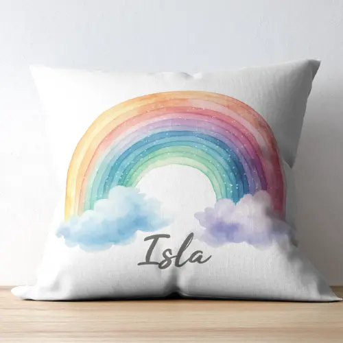 Rainbow cushion example