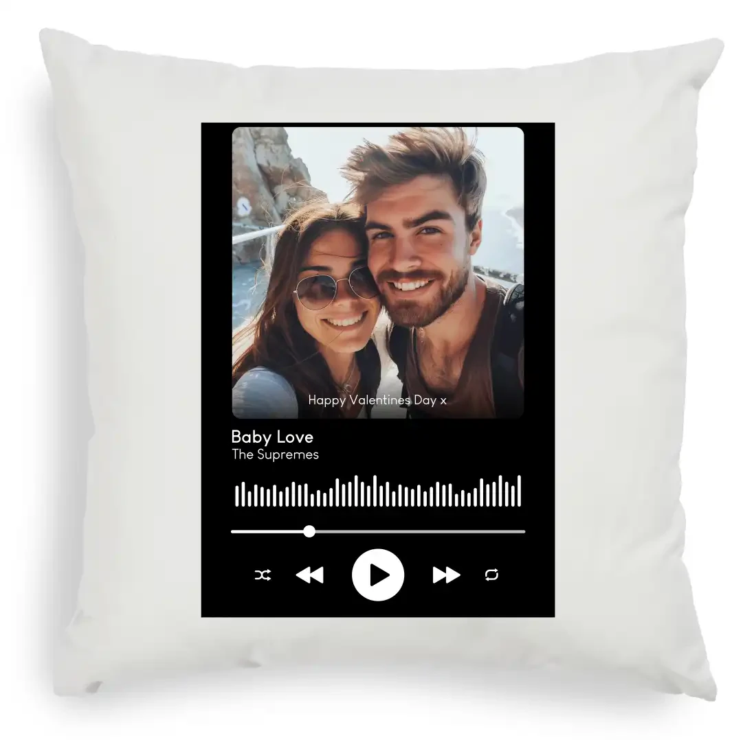 Spotify cushion alternate view