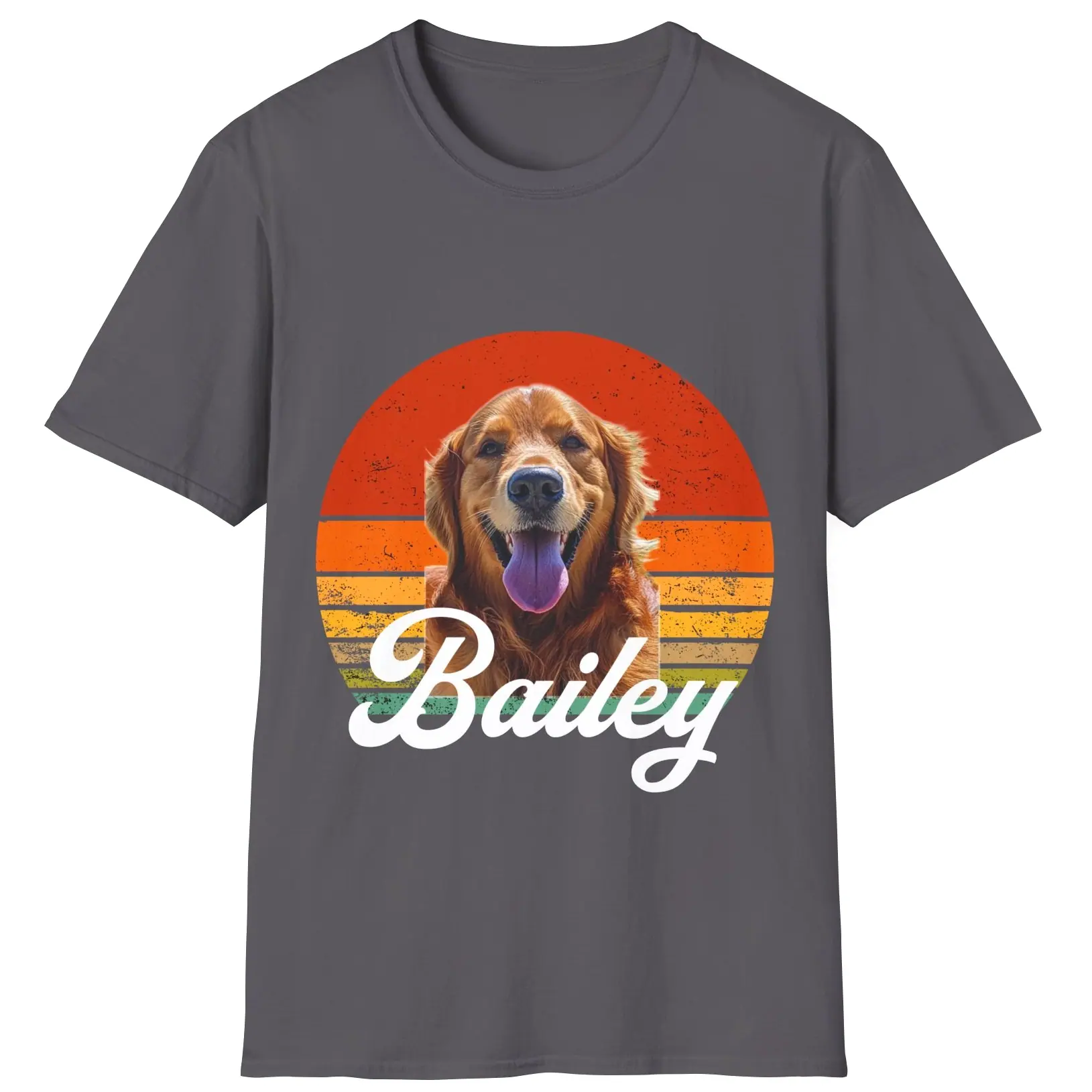 retro design dog shirt